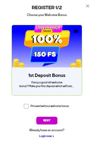 registration in cat casino